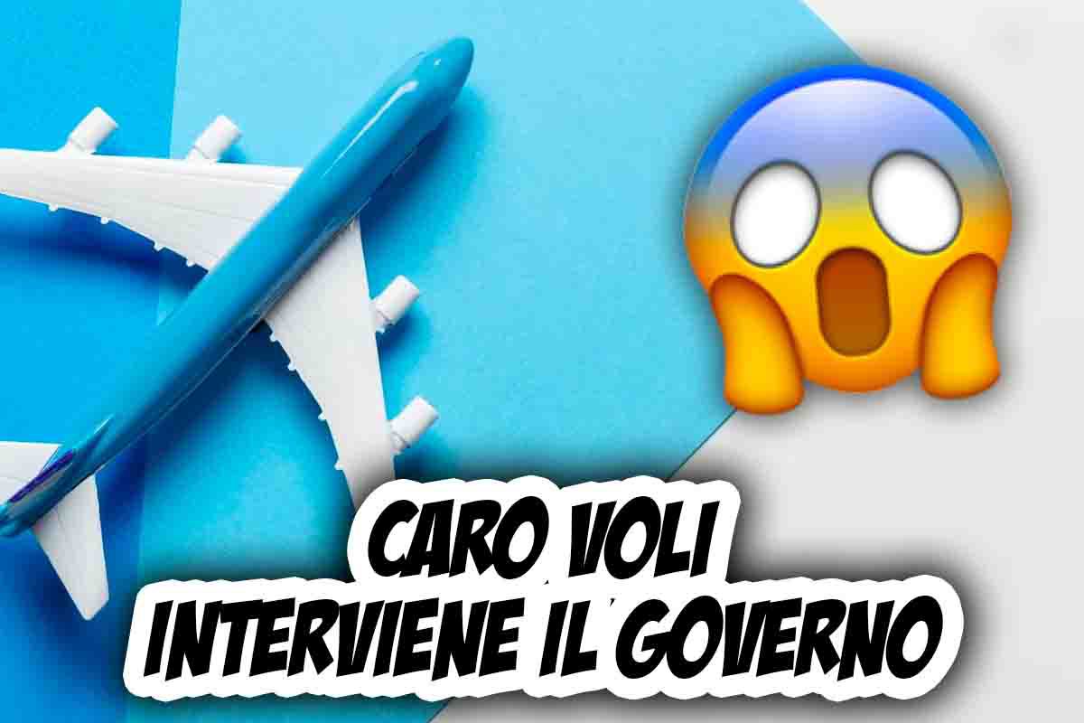 Caro voli, interviene il Governo Meloni