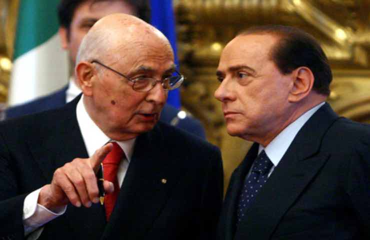 Giorgio Napolitano e Silvio Berlusconi, retroscena