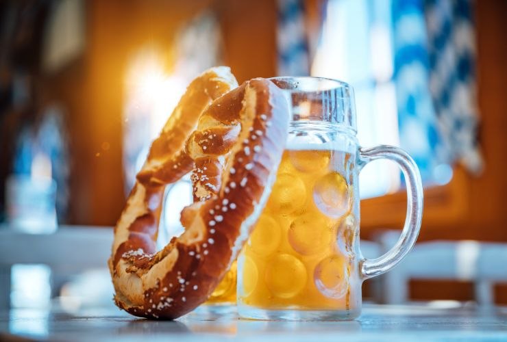 Pretzel e birra