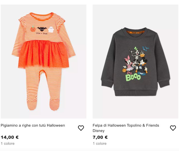 Primark Halloween prodotto incredibili 