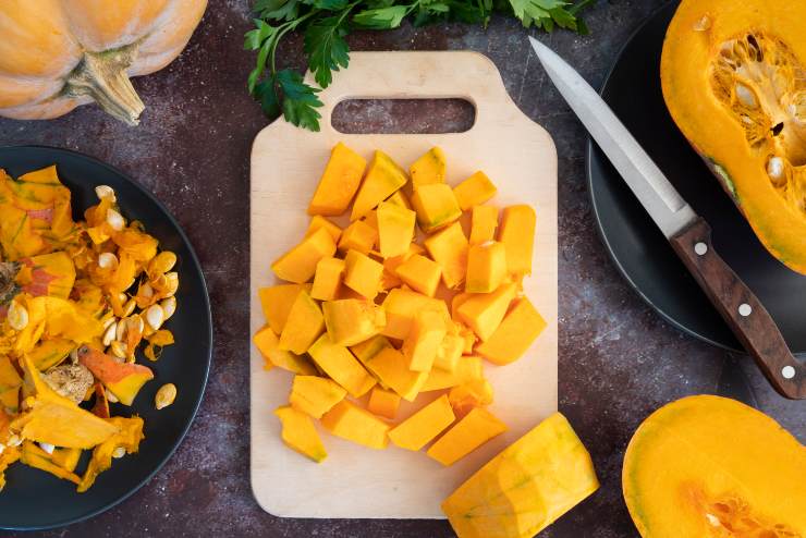 pasta al forno con la zucca