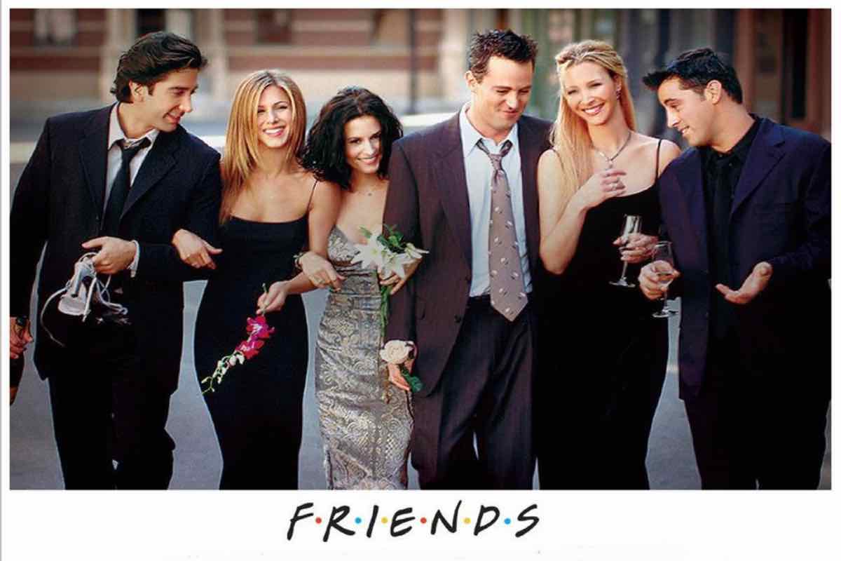 I protagonisti della serie televisiva "Friends"